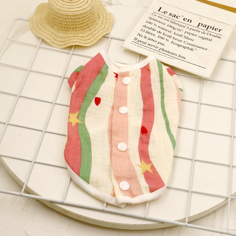 Crepe summer dog vest, available in 13 styles, image 37