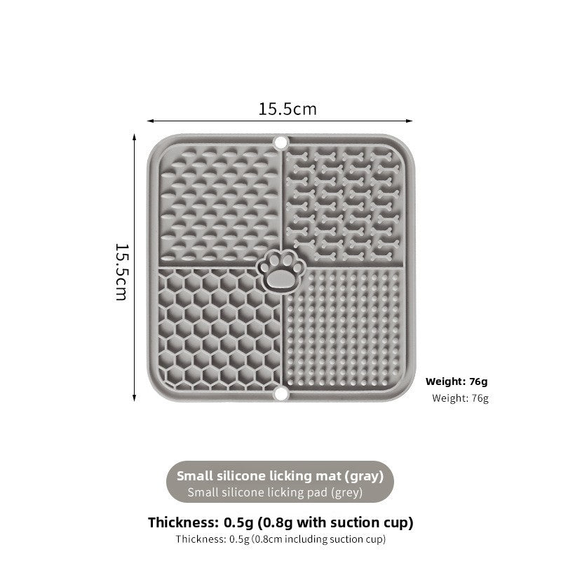 Silicone Slow Feeder Mat for Cats and Dogs