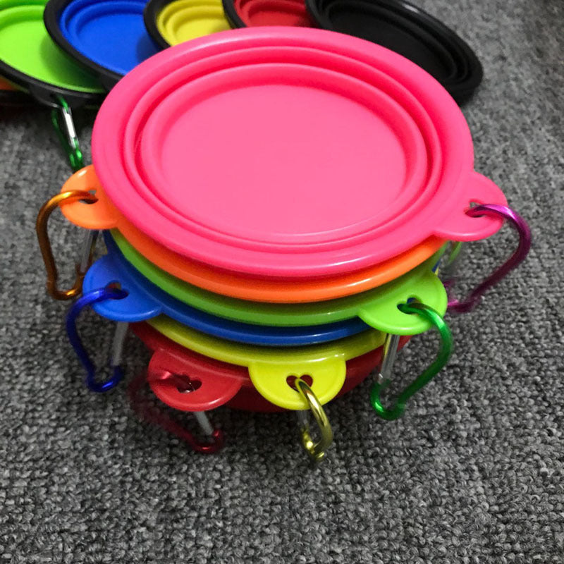 Collapsible foldable travel bowl for dogs and cats, view 3