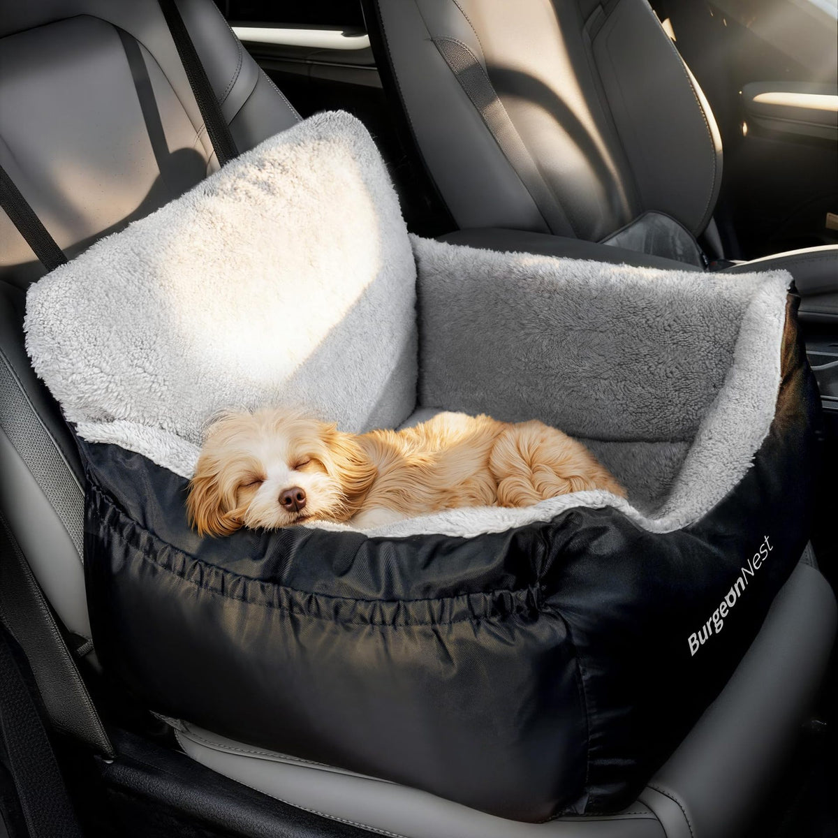 Reversible waterproof pet cushion bed for dogs and cats, detail photo 2