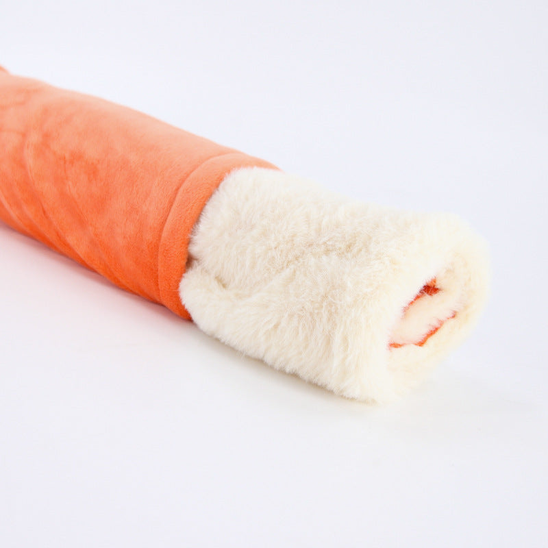 Warm enclosed bed for cats and dogs in Apple Green, alternative angle view