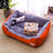 Warm donut pet bed with blanket and toy bone, photo 34 of 80
