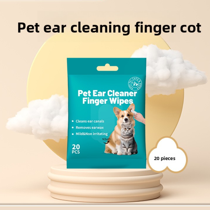 Pet Grooming Wipes and Disposable Gloves Kit for Cats and Dogs