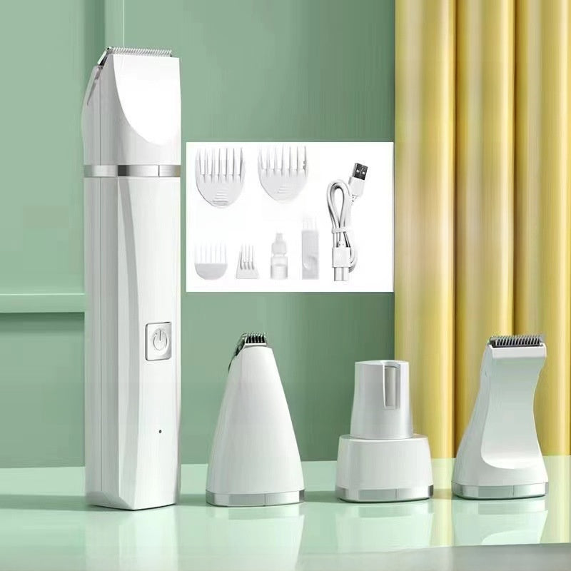 Multi-Function Pet Clipper and Nail Grinder Kit, Quiet and Cordless