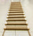 Cat climbing ladder and bridge with sisal steps, detail and texture view