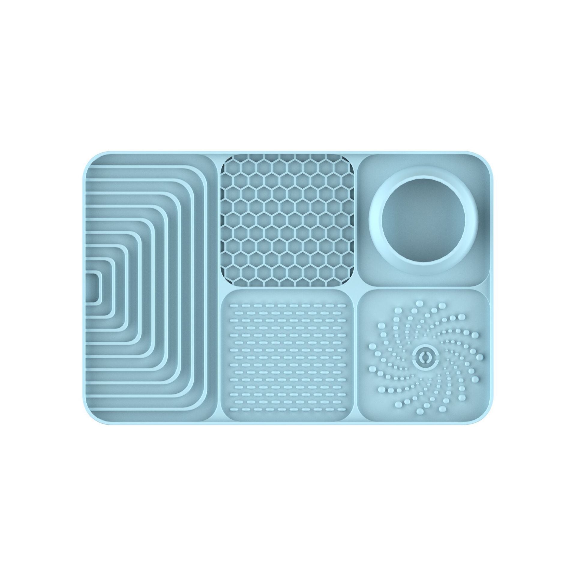 Silicone Pet Lick Mat Slow Feeder Tray with Suction Cup Non-Slip Base for Cats and Dogs