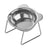 Red Panda Stainless Steel Pet Bowl for Cats, Rust-Resistant Raised Food and Water Dish