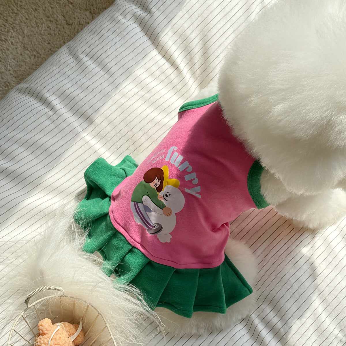 Strap top and princess dress for small pets for dogs and cats, image 4