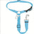 Elastic car seat belt lead for dogs, ideal for car journeys