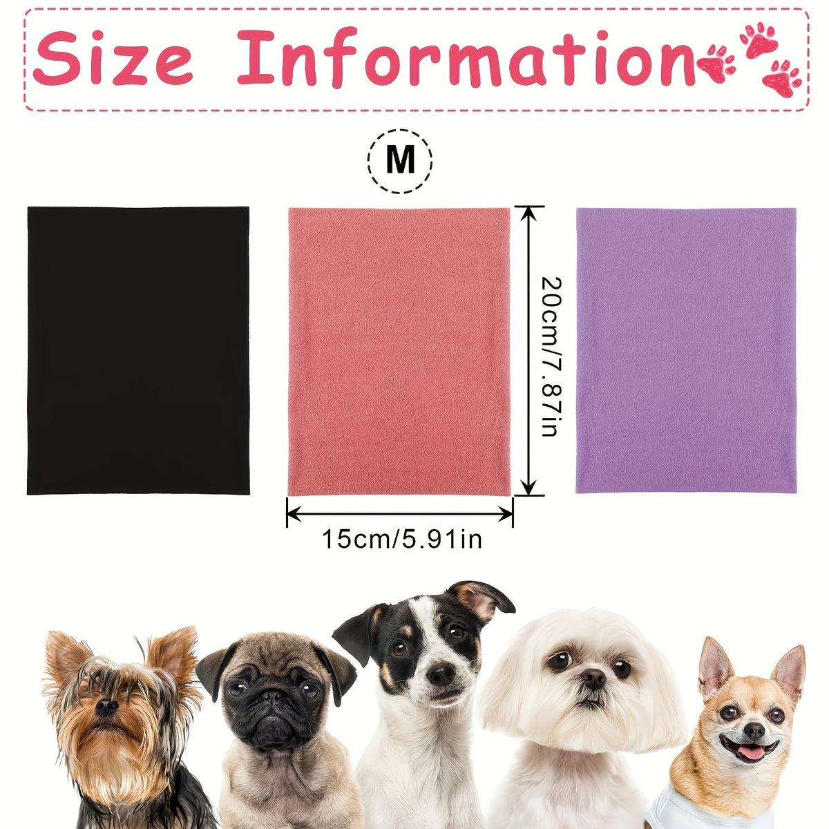 Stretchy dog ear cover snood for fireworks and cold in Black, close-up detail