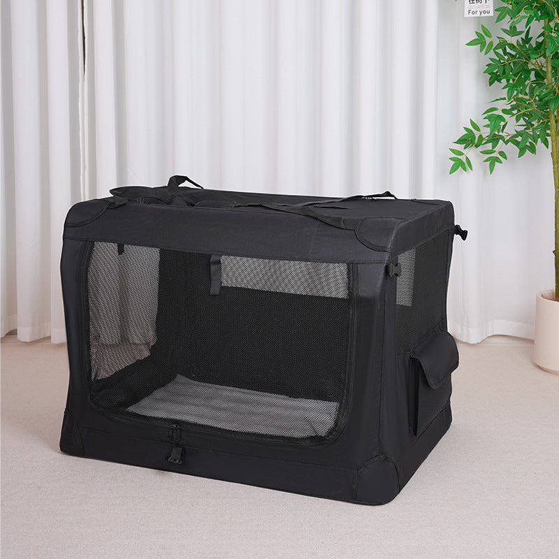 Foldable Oxford fabric dog crate for car travel, photo 13 of 14