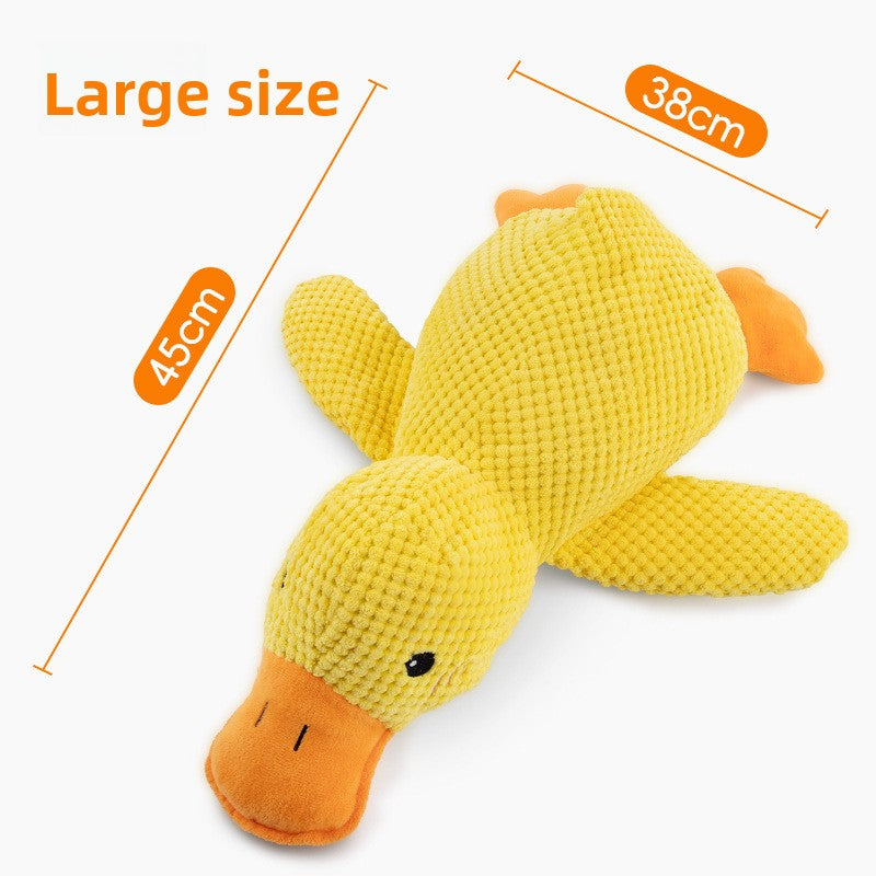 Squeaky plush animal dog toy collection with duck, goose and snake - view 2