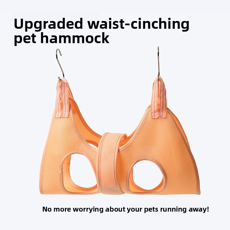 Multifunctional Pet Grooming Hammock and Washing Bag Set
