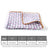 Small coral fleece pet mat in Pink Paw, product detail photo