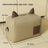 Plastic cat travel carrier with air vents and carry handle, photo 12