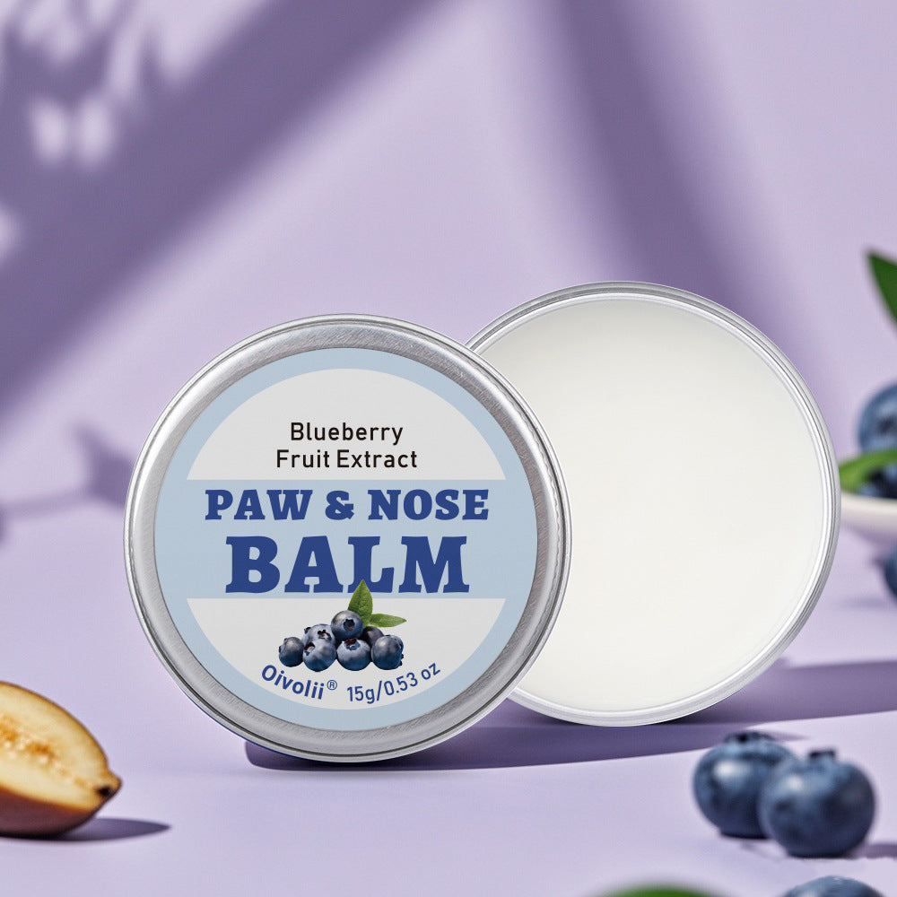 Moisturising Pet Paw Balm for Winter, Blueberry or Coconut