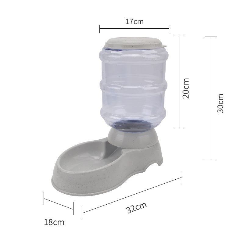 Automatic Gravity Pet Water and Food Feeder 3.8L with Anti-Spill Design