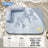 Detachable open pet bed with matching pillow in a cute print pattern, photo 54