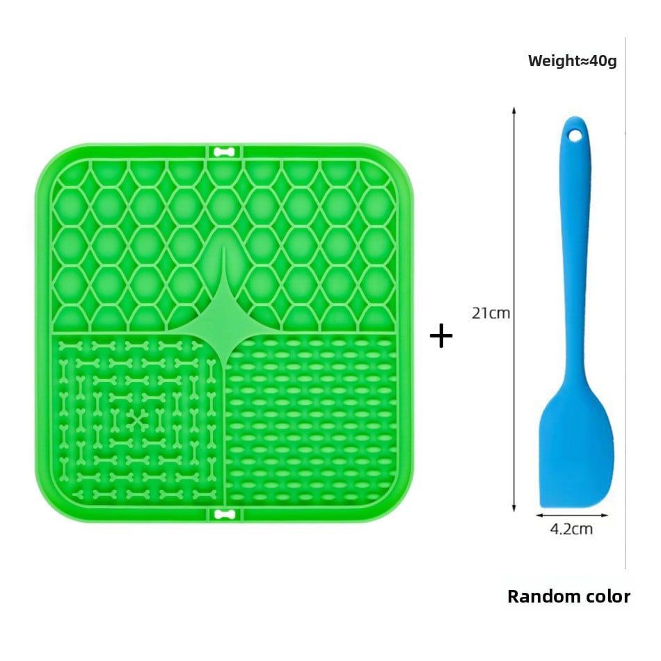 Silicone lick mat slow feeder with suction base, photo 8 of 23