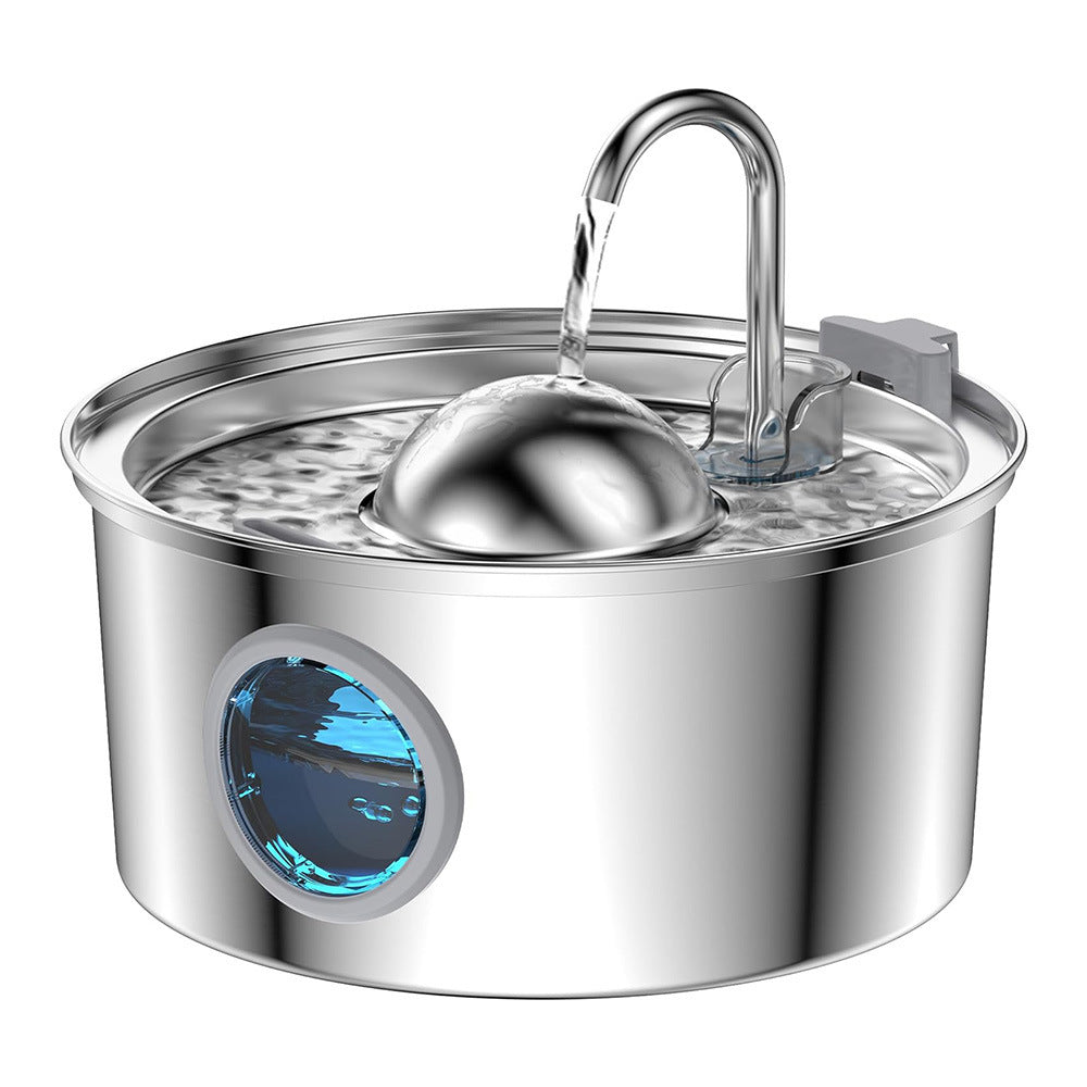 Automatic Stainless Steel Pet Water Dispenser with Multiple Outlet Options