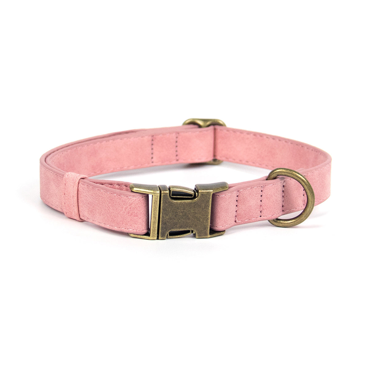 Retro PU leather dog collar and lead, 3 sizes available