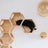 Wooden cat perch fixed to a living room wall