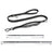 Elastic bungee dog lead with padded handle and car clip, ideal for everyday use