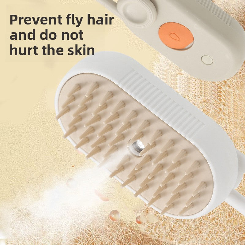 Cordless Steam Spray Comb for Dogs and Cats, USB Rechargeable