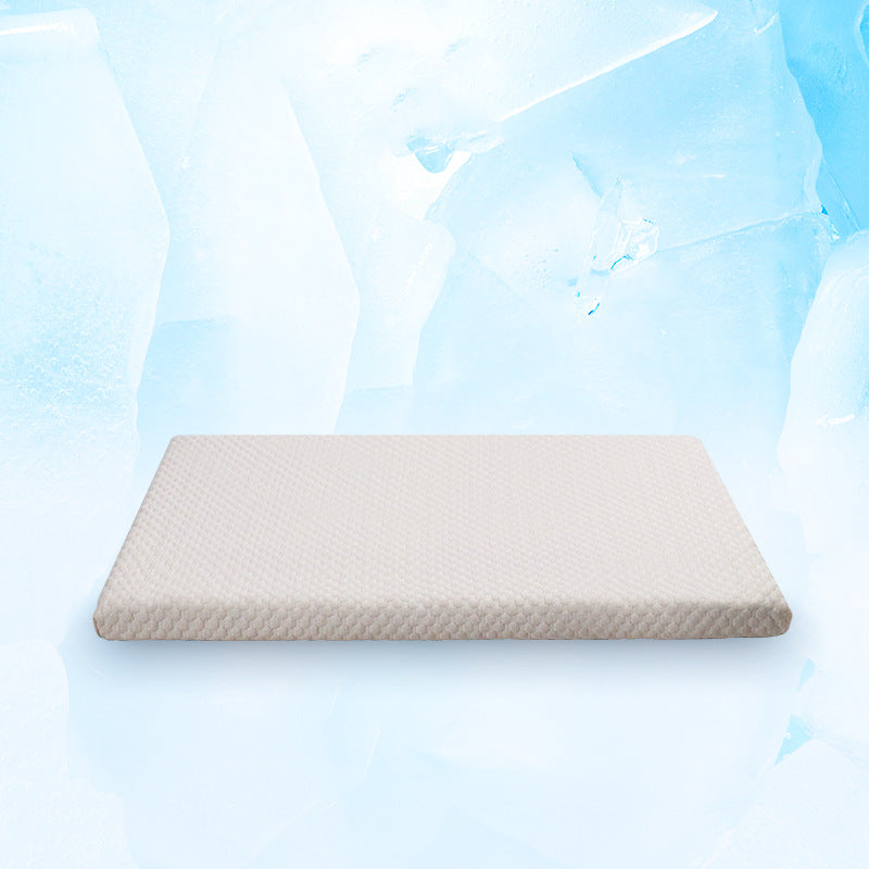 Yellow breathable cooling mat for cats and small dogs