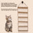 Cat rope bridge and climbing ladder, sizes from 30cm