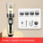 Ceramic Blade Dog Clippers with 4 Guide Combs, USB Rechargeable