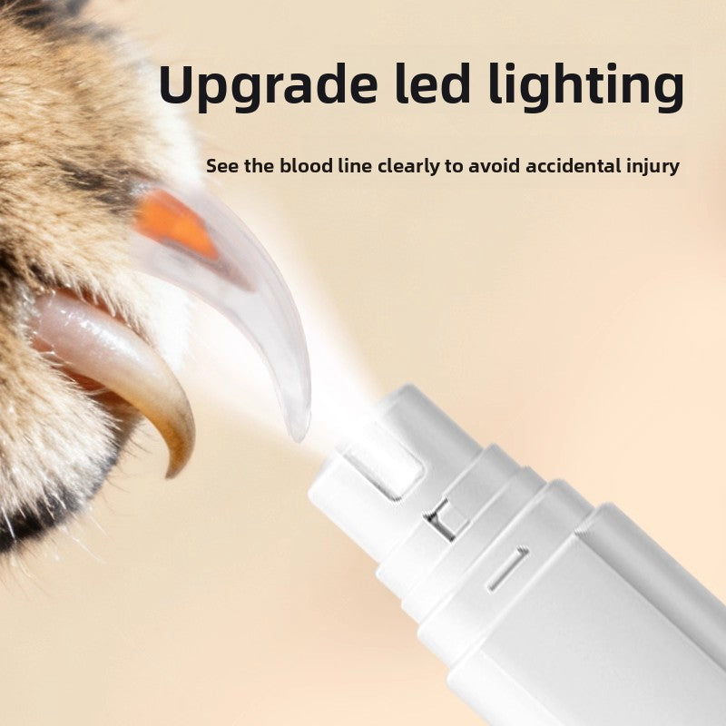 Electric Pet Nail Grinder, Low Noise Claw Trimmer and Smoother