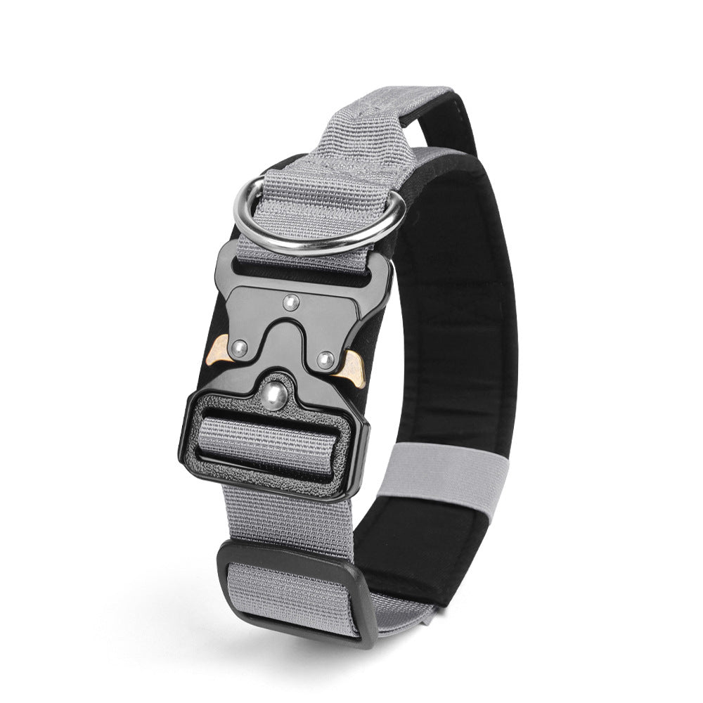 Tactical polyester dog collar with grip handle, product image 4