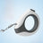Round retractable pet lead for dogs and cats, ideal for everyday use