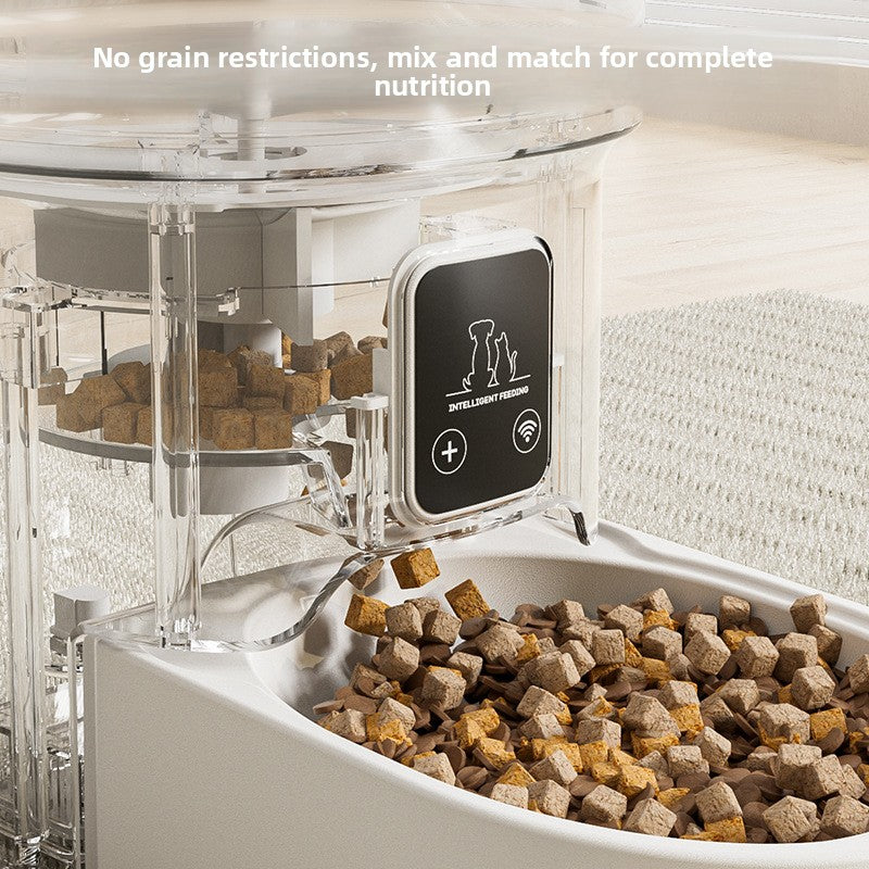 Smart WiFi Automatic Pet Feeder 4L with App Control and Timed Portion Feeding
