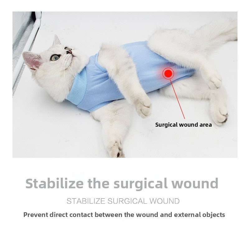 Female Cat Sterilization Clothes Postoperative Anti-Licking Pet Rehabilitation Wear
