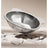 Red Panda Stainless Steel Pet Bowl for Cats, Rust-Resistant Raised Food and Water Dish