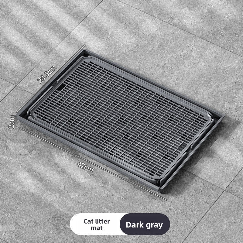 Extra Large Stainless Steel Cat Litter Box with Anti-Splash Cover