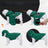Adjustable green stretch dog comfort vest with snug fit in Green, side view