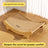 Woven sisal and jute cat scratcher lounger in natural colour, view 9 of 11
