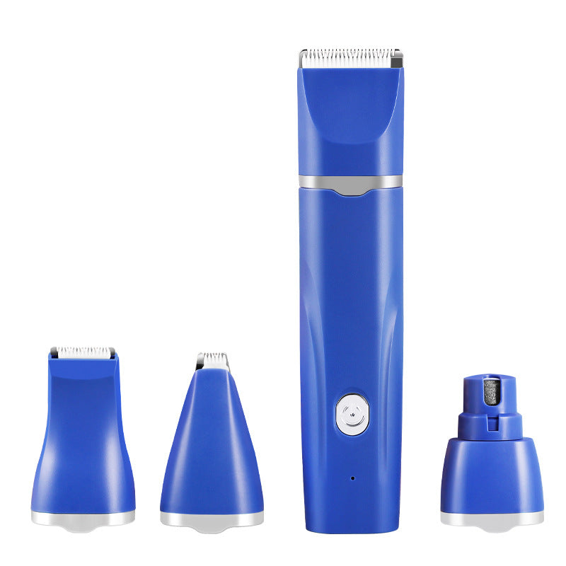 4-in-1 Pet Grooming Clipper with Nail Grinder Attachment