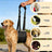 Black denim rear leg support harness for senior dogs, product image 4