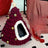Felt Christmas tree cone cat bed in yellow and white, product image 5