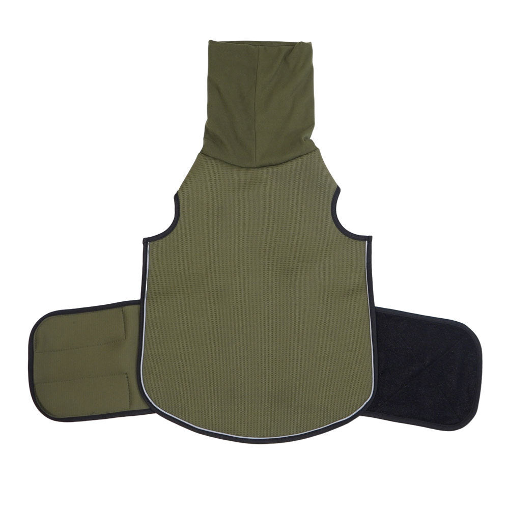 Hooded dog comfort wrap vest, available in 2 colours, image 17
