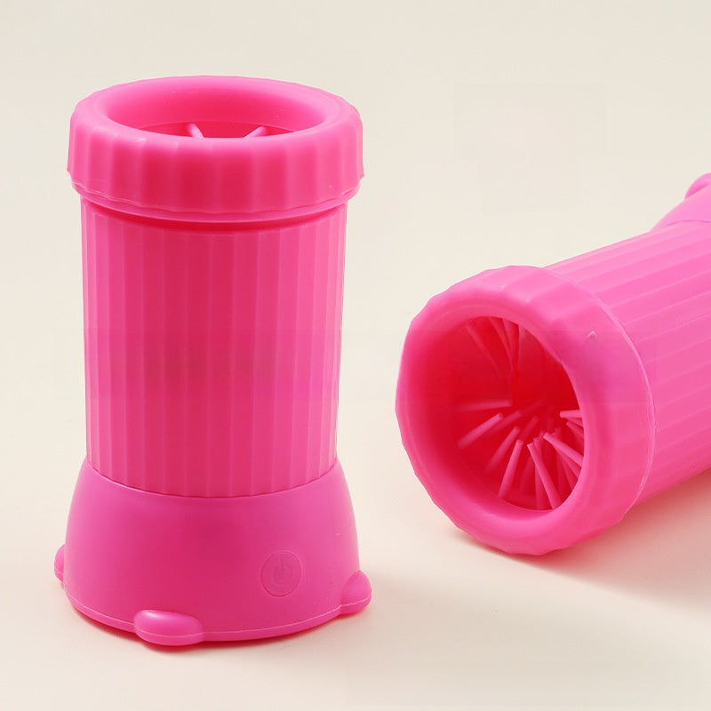 Electric Silicone Paw Washing Cup with Massage, USB Rechargeable