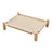 Wooden Raised Pet Camp Bed with Removable Washable Cover