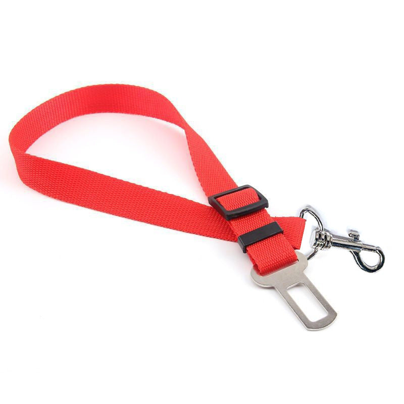 Adjustable dog car seat belt lead, ideal for safe car journeys
