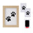 5 Inch Paw Print Frame Kit with Non-Toxic Ink Pad for Dogs and Cats