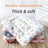 Patterned flannel dog mat with cute print for crates and beds, photo 2