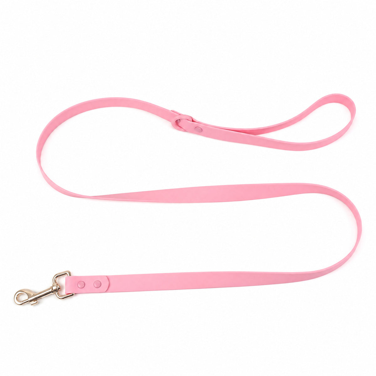 Waterproof PVC dog lead in bright colours, ideal for everyday use